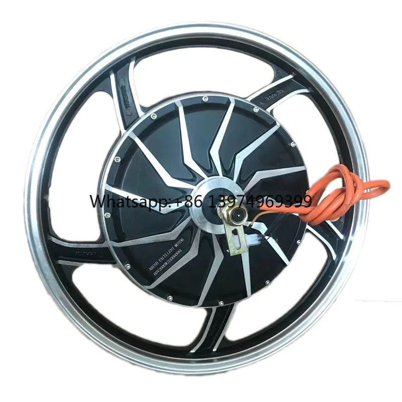 17 Inch Waterproof Sine Electric Motorcycle Motor 2000W/3000W Brushless DC for Vehicles Electric Vehicle System