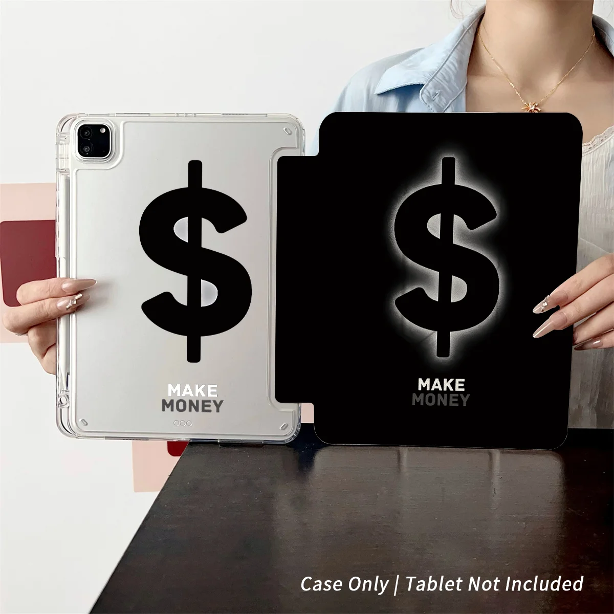 Slim Fit Premium TPU Tablet Cover, Shockproof Durable Lightweight Protective Case for iPad Samsung Huawei Honor Redmi Xiaomi