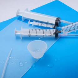 1Pcs DIY Jewelry Epoxy Resin Syringe Shaker 3-60ml with Dispense Needles Liquid Injection Pipette for Resin Mold Charms