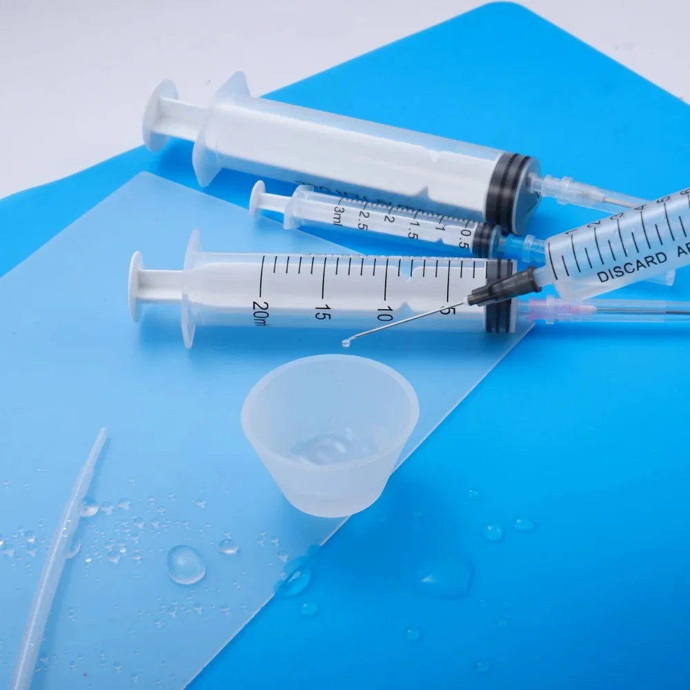 1Pcs DIY Jewelry Epoxy Resin Syringe Shaker 3-60ml with Dispense Needles Liquid Injection Pipette for Resin Mold Charms