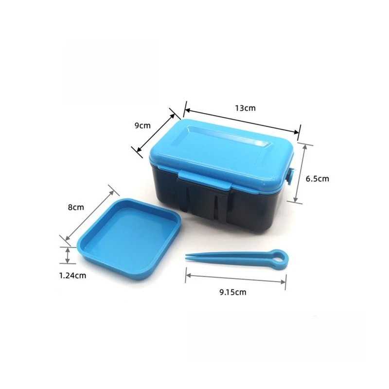 2pcs Bloodworms Box Red Worm Box Moisturizing Multifunctional Large Fishing Insulation Earthworm Fishing Sandworm Fishing Tackle