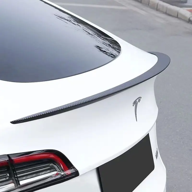 Tesla Model Y Model 3 Carbon Fiber Spoiler 2017-2022 Tail Spoiler Accessories Automotive Accessories