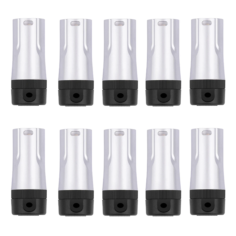Male/Female XLR Audio Plug Adjustable 90° Right Angle XLR Connector Plug Audio Mic Microphone DMX Plug Jack Socket