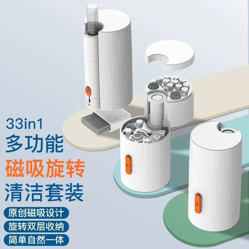 Cleaning Kit Earphone Cleaning Pen Keyboard Brush Screen Cleaner Lens Cleaner Keycap Puller