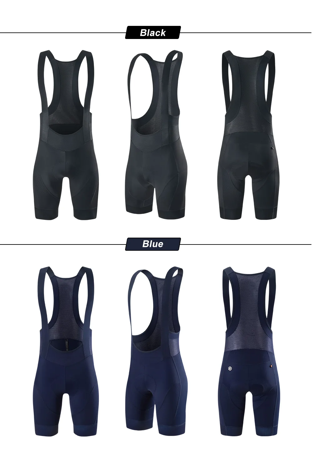 BCBE-ING Herren Radsport-Trägerhose Pro 7Hours Italy mit Elastic Interface Polsterung, MTB- und Rennrad-Trägerhose, Fahrradhose – Detail 10