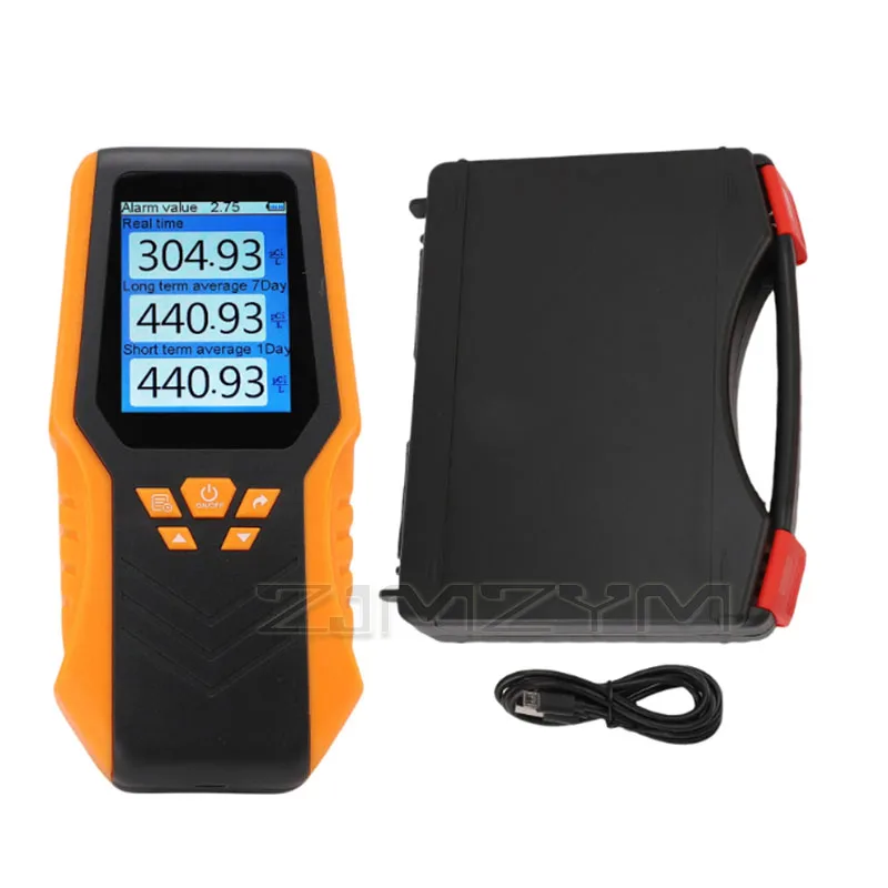 Handheld Radon Detector Real Time Radon Monitor with LCD Display Long Short Term Average Readings Radon Test Kit for Home School