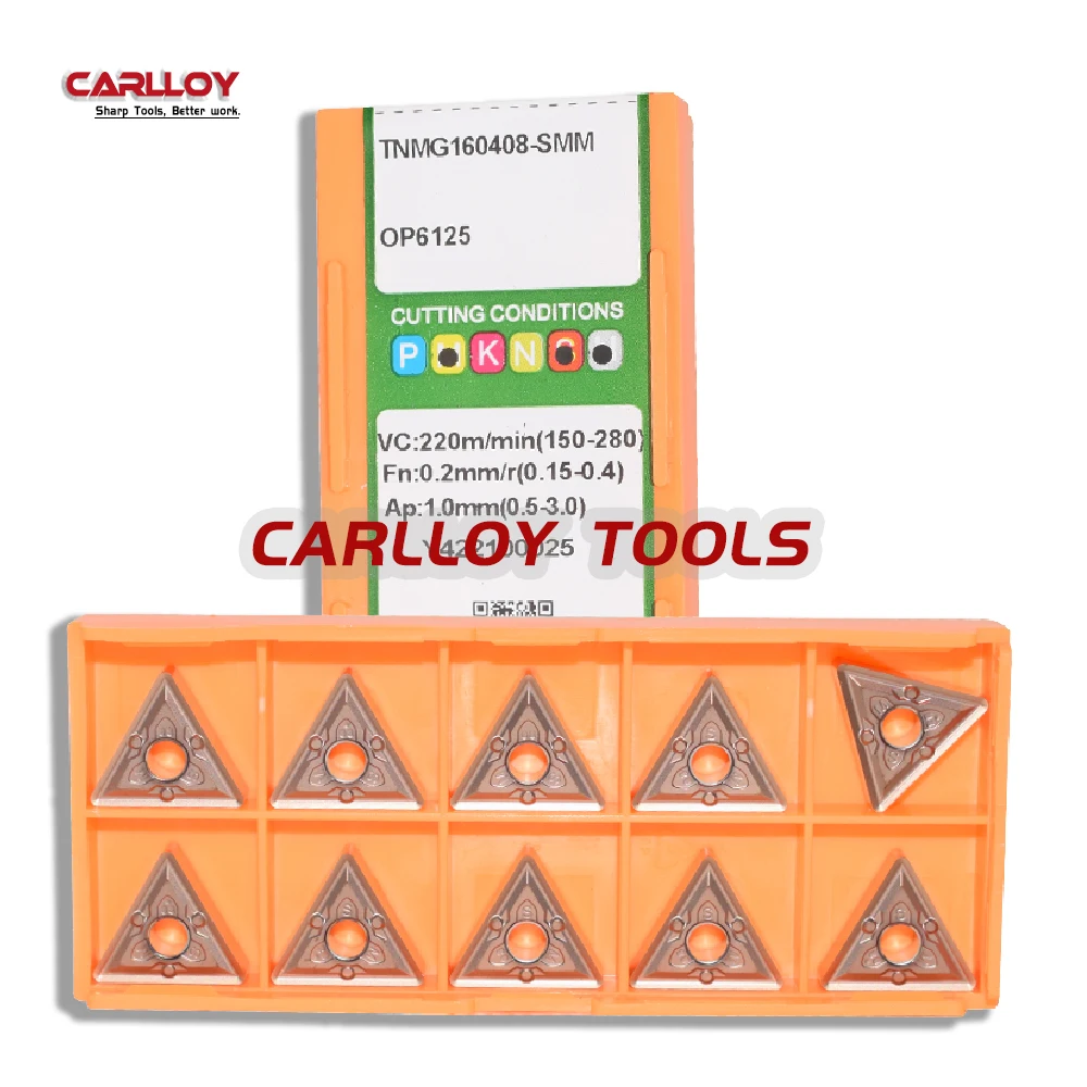 

TNMG160404-SMM TNMG160408-SMM OP6115A OP6125 Carbide Insert for M S H material Metal
