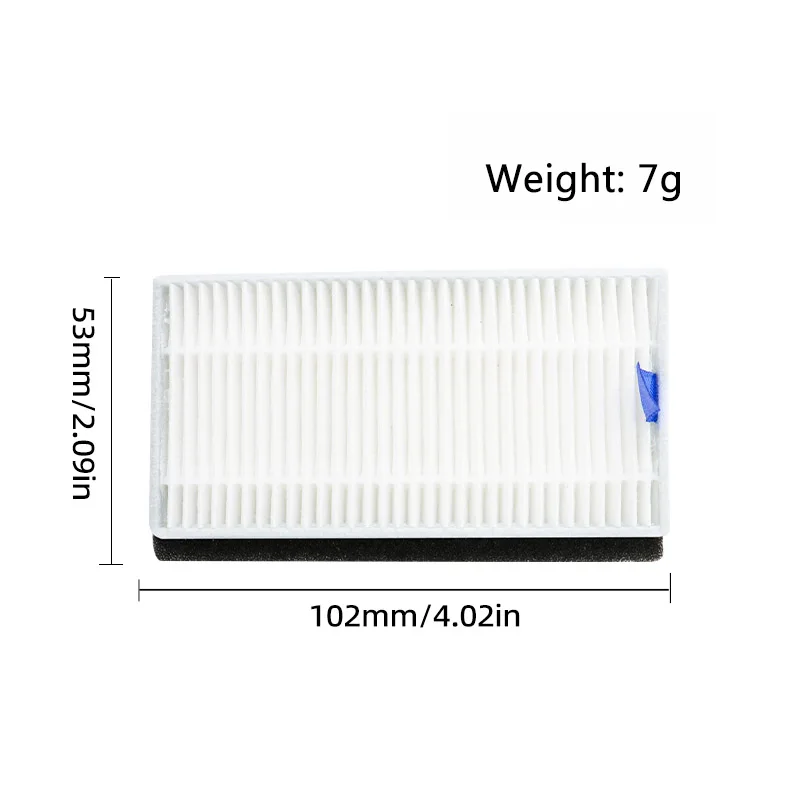 For Xiaomi E5 C108 Spare Parts Sweeper Robot Vacuum Cleaner Side Brush HEPA Filter Mop Rag Kitfort Home Accessories
