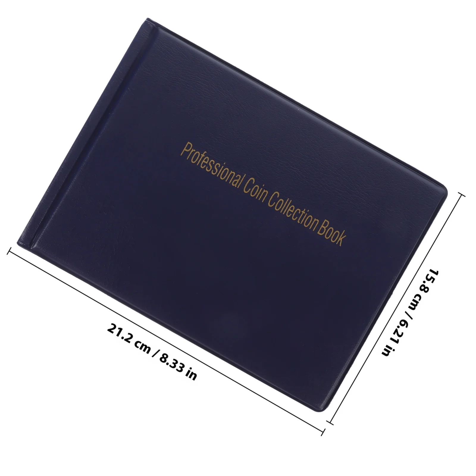 Album na monety o dużej pojemności, poziome wkładki, odporny na kurz, organizer do kolekcji monet, album na monety pamiątkowe.