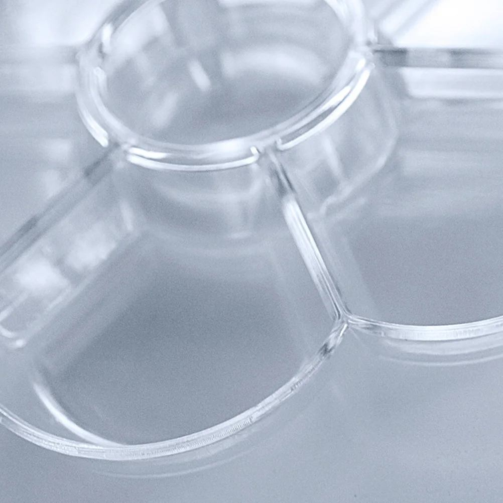 3 szt. Przenośna, przezroczysta plastikowa paleta malarska w kształcie śliwki do sztuki, rękodzieła, malowania, rysowania, okrągła, wytrzymała, lekka