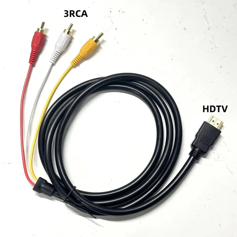 

Комплект из 3 кабелей HDMI-3RCA (1,5 м) для HDTV, сетевых приставок, компьютеров и AV-адаптеров