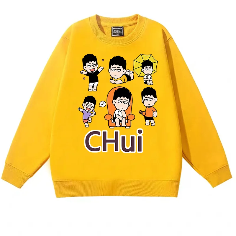 

Anime Collaboration Boys' Sweatirt Youthful Casual Cotton Long Sve round Ne Pullover for Autumn Winter Teens And Tweens