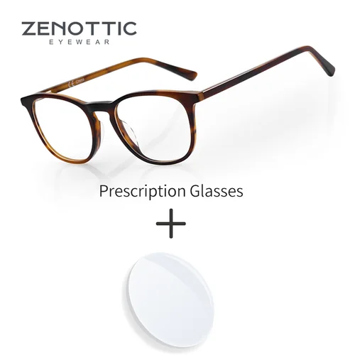 Gafas graduadas cuadradas ZENOTTIC, gafas progresivas a la moda para hombres y mujeres, gafas ópticas fotocromáticas con bloqueo de luz azul