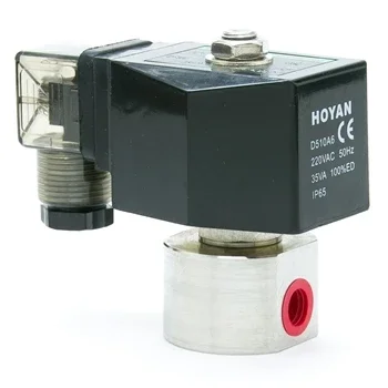 30bar 50bar 100bar 200bar 1/4  1/8 inch Stainless steel brass high pressure solenoid valve