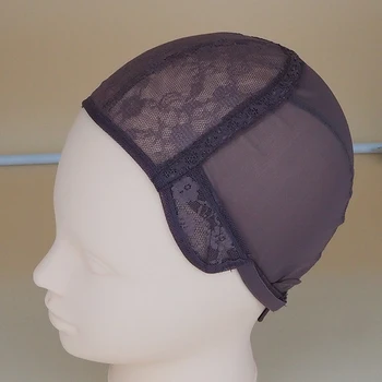 قاعدة شعر مستعار دانتيل قابلة للتمدد بالكامل، قبعات شعر مستعار شبكية يهودية لصنع انكماشات شبكية للشعر المستعار