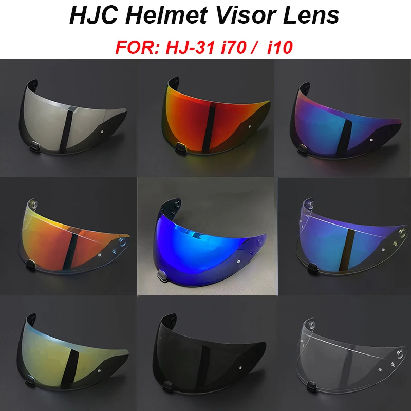 

HJC Motorcycle Helmet Visor for HJ-31C I70 I10 FullFace Helmet Accessories Capacete De Moto Anti-UV Casco Moto Visera Sunshield