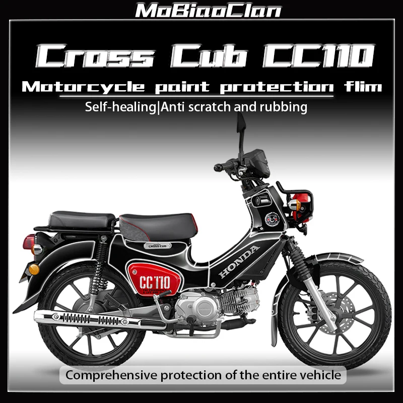 For Honda Cross Cub CC 110 CC110 Invisible car cover  transparent protective film sticker accessories modification ﻿