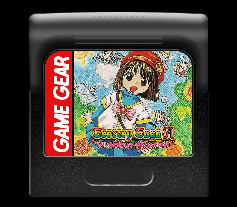 

8bit game GAME GEAR cartridge : Madou Monogatari A - Doki-Doki Vacation [v1.0] ( USA English Version!! ）