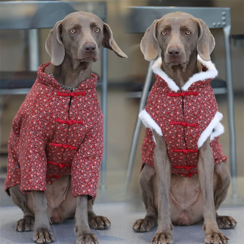 

Новогодняя одежда для больших собак, пальто, зимний костюм для собаки, самоедский хаски, бордер-коллли, золотистый ретривер, лабрадор, шнауцер, одежда для собак
