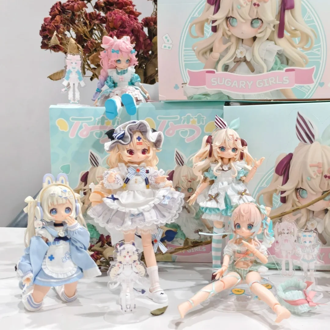 

In stock Wanmeng Dessert Party 1/8Mjd Blind Box Movable Doll Action Figure Doll Trendy Toy Ornaments Figure Cute Boy Girl Gift