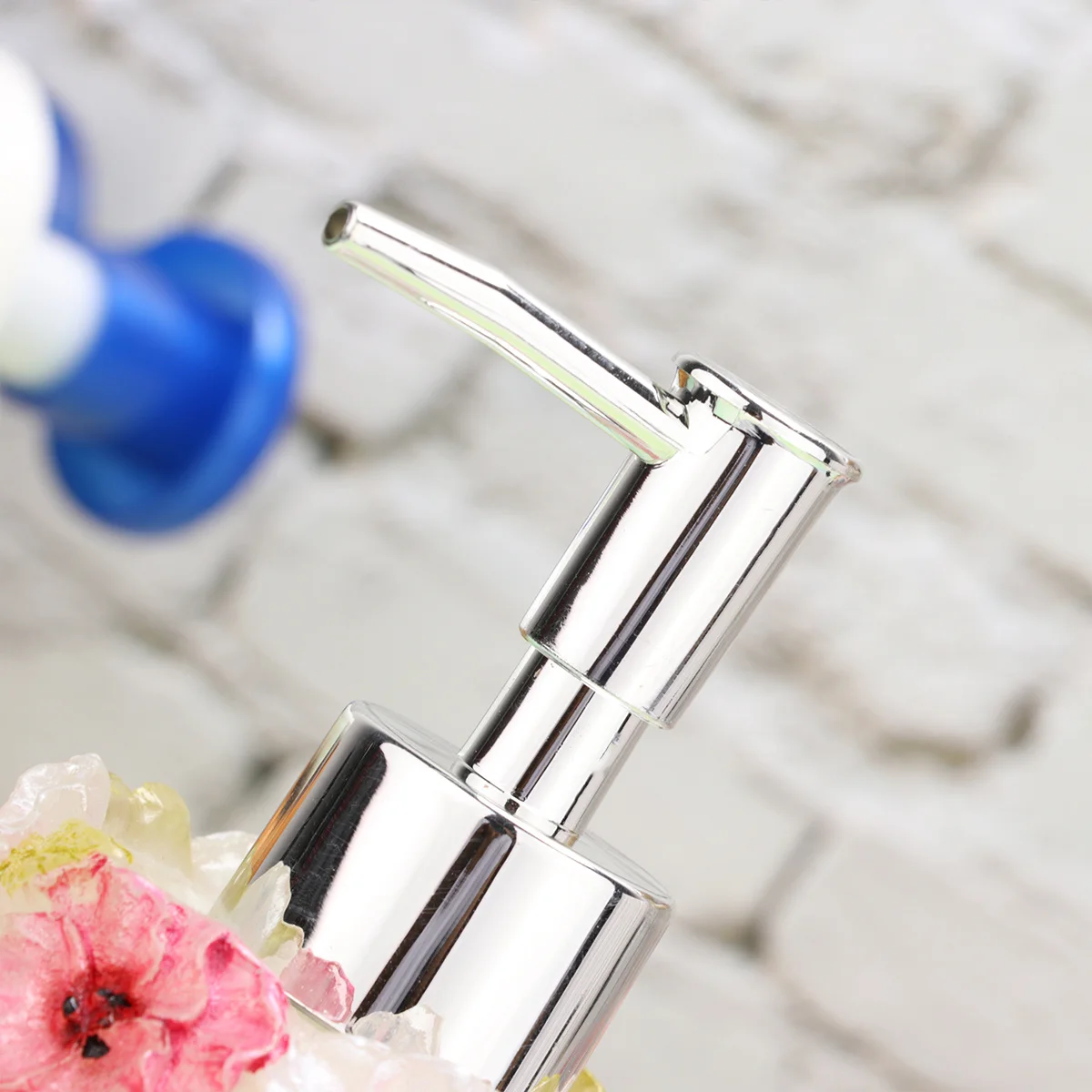 300 مللي أنيقة الأزهار الضوء الأخضر يترك الصحافة مضخة موزع زجاجة لغسل الجسم الشامبو غسول إعادة الملء المحمولة صابون اليد #1