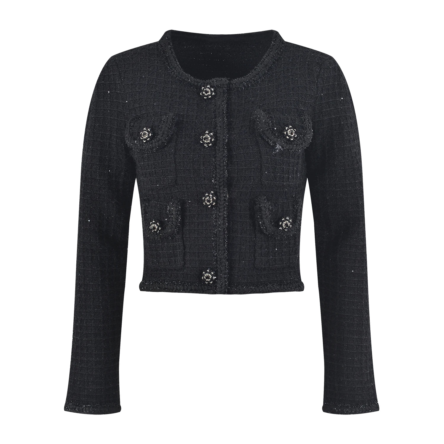 Luksusowa, uniwersalna narzutka/kardigan w stylu paryjskim dla modnych kobiet – Sensacja w designie wnętrz SE.