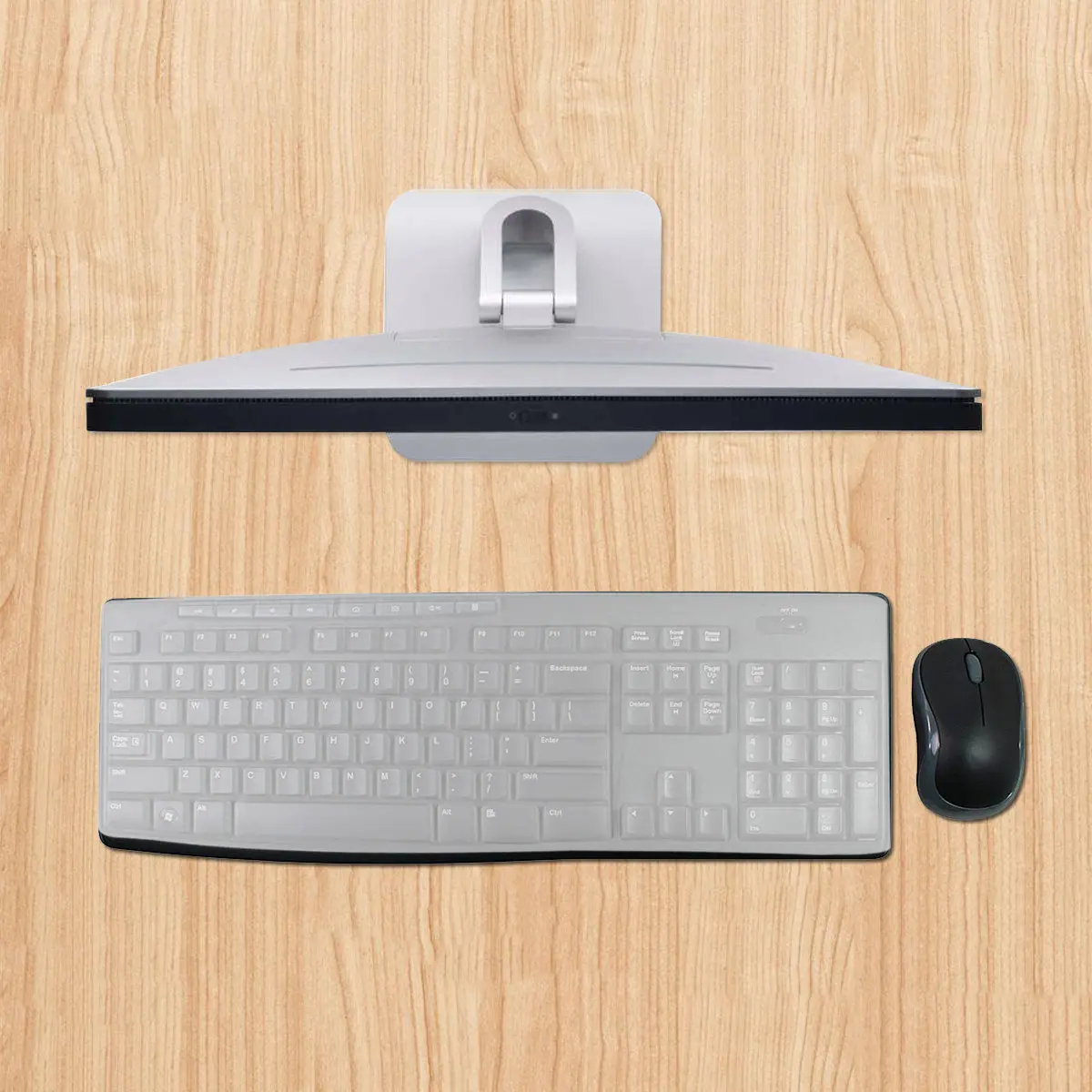 Water-Resistant Keyboard Protective Film Silicone Keyboard Cover Thin Transparent Skin Spill Dustproof Compatible for K120