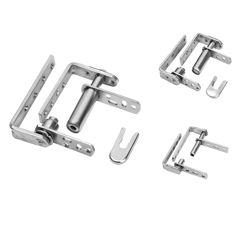 2Pack Cafe Door Hinges,304 Stainless Steel Swinging Door Hardware Saloon Door Hinges,Self Closing,For Swinging Door