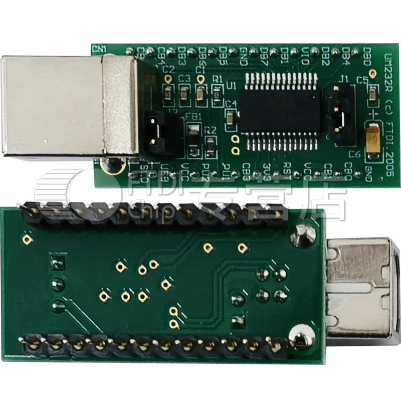 FTD حقيقية UM232R FT232R USB المسلسل UART 5V / 3V TTL وحدة التطوير