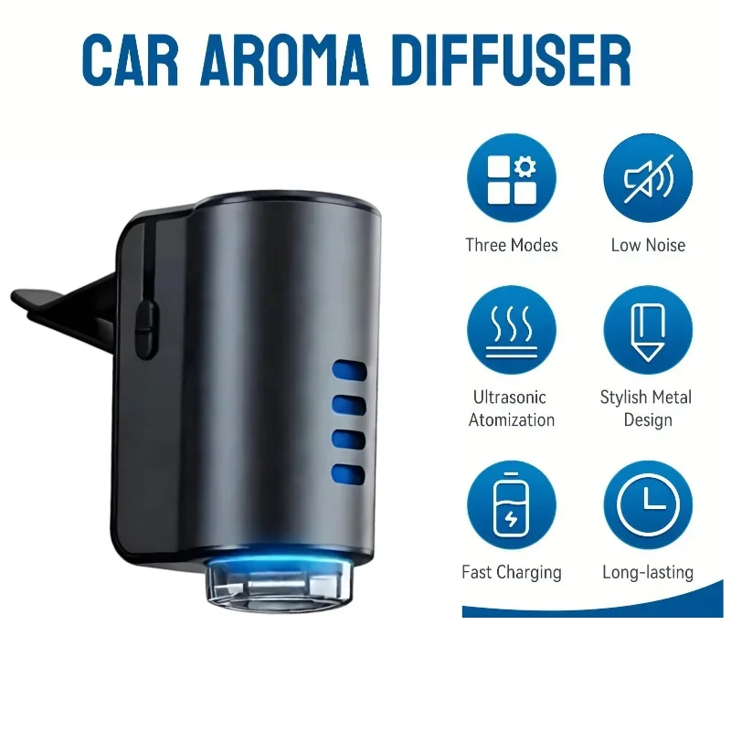 2026 Car Air Aromatherapy Diffuser Humidifier New Interior Accessories Odor Freshener Removing Car Interior Air Fresheners