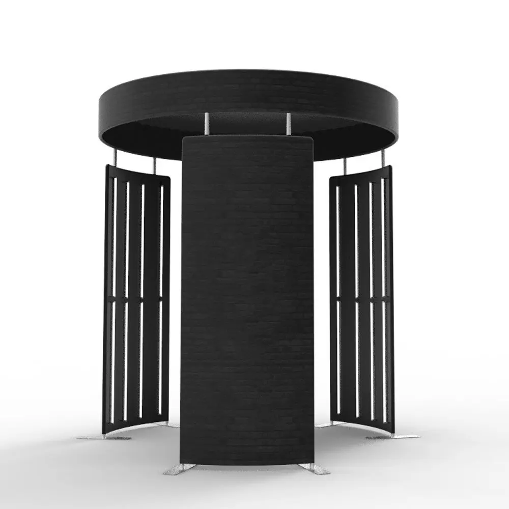 Custom Green Screen Stand RGB Circle Background 360 Enclosure Backdrop Photobooth For Video Photo Studio Trade Show Equipment