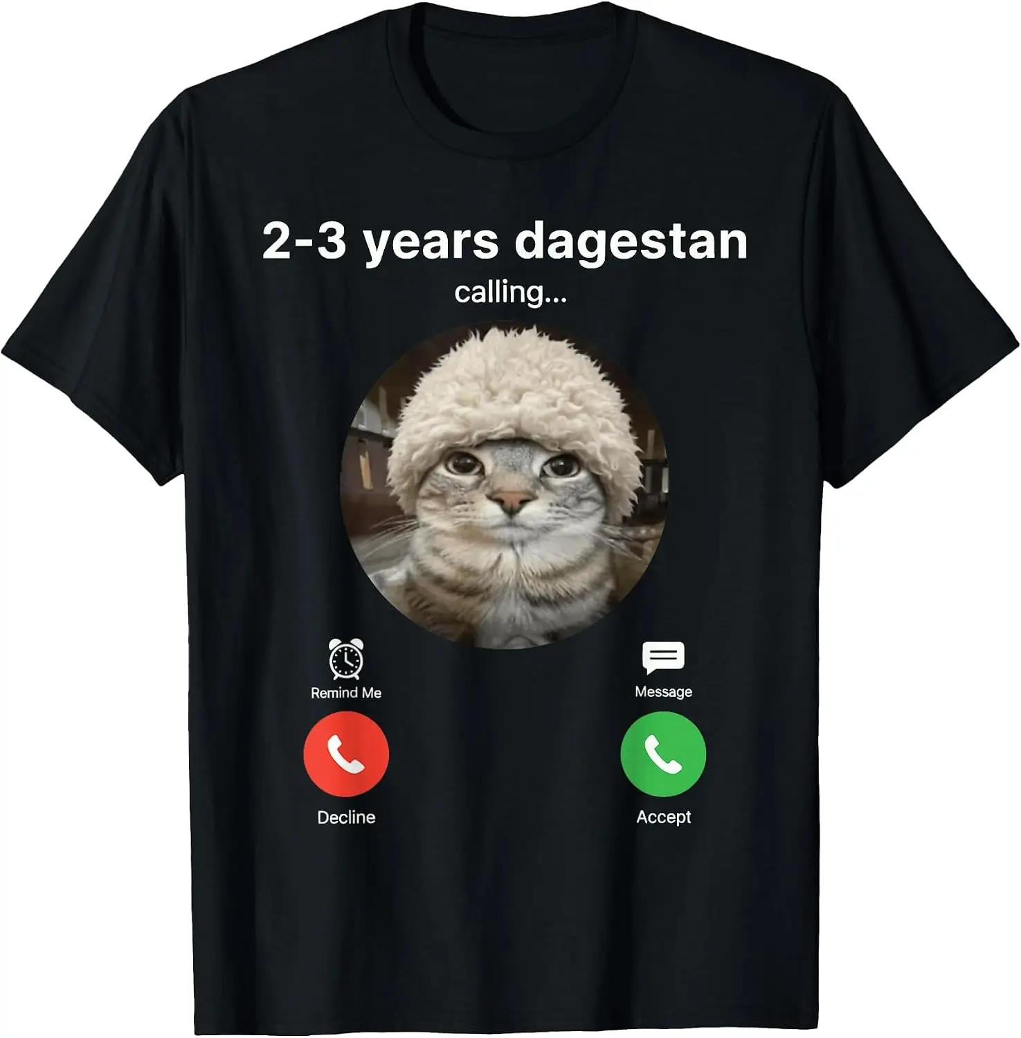 Send Him 2-3 Years To Dagestan Funny MMA Wrestling Meme T-Shirt Fun 100% Cotton Short-Sleeve Shirt – A Gift For Halloween Or