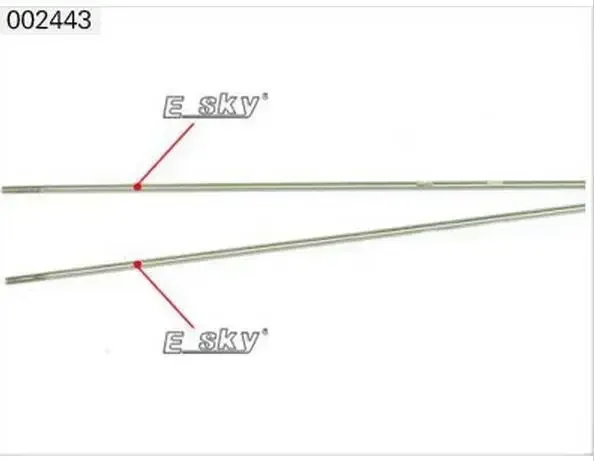 Esky Honey bee HB CPX CP3 002443 Flybar FOR E-SKY belt cp RC helicopter 250-300-400-450 heli 22cm 220mm length Dia=2mm