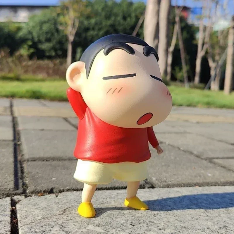 

Anime Crayon Shin-Chan Figure Nohara Shinnosuke Action Figurine Model Kawaii Funny Face Collection Pvc Statue Doll Xmas Toy Gift