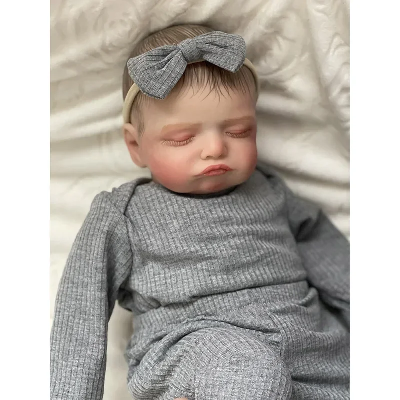 45 cm già finito Reborn Baby Doll Rosalie Neonato Taglia Dettagliata a mano Pelle 3D con vene visibili Muñecas Bebe Reborn