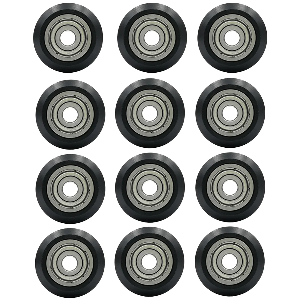 

12 Pcs Printer Pulley Bearing Wheel 3d Printerr Linear Inner Hole Replacement Engraving Machine