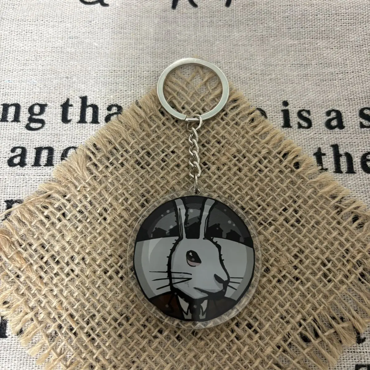 Op voorraad Cube Escape Rusty Lake Hotel Series Mr.Crow Mr.Owl Acryl Mini Sleutelhanger Rugzak Hanger Decoratie Verjaardagscadeaus