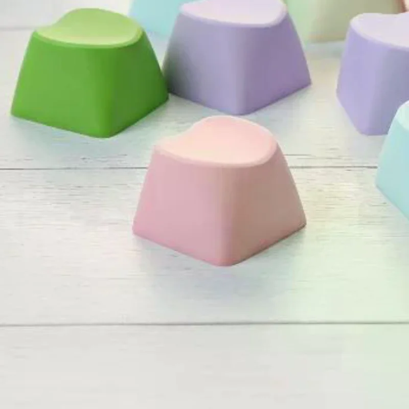 PBT Heart Cherry Keycaps 1U Engrossado Não Gravado 10/20Pcs Conjunto para Teclado Mecânico Personalizado Gamer Substituição Diária