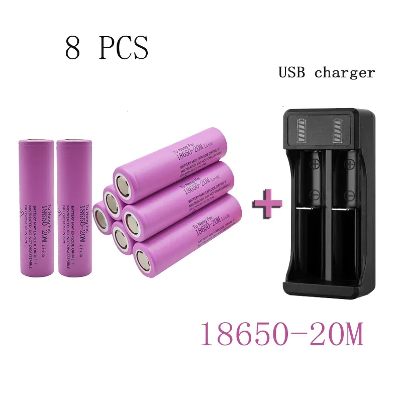 2000mAh 18650 Lithium Rechargeable Battery 3.7V New Original for GTL Evrefire Flashlight