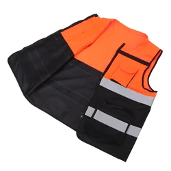 Ropa de seguridad reflectante, chaleco cómodo para ciclismo, correr de noche, tela de nailon para hombres, alta visibilidad