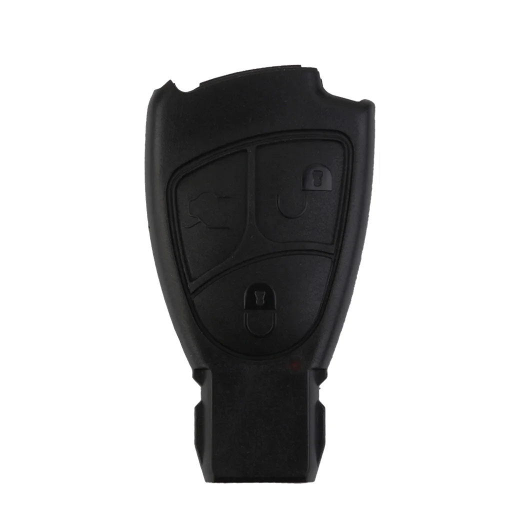 3 Button Pad Remote Key Shell Case Cover Holder Fits Mercedes Smart Key