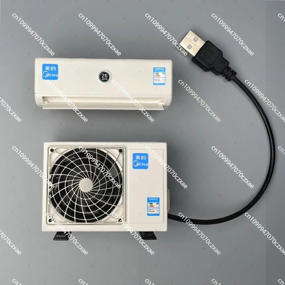 

Air Conditioner Model Machine 1/14 Scale Mini Air Conditioner Toy Food Game, Miniature Model, Outdoor Unit Scene Toy