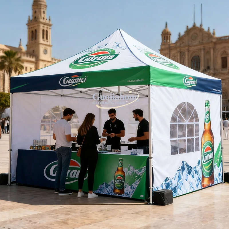 

Outdoor Branded Commercial Trade Show Folding Big Tent Popup Gazebo 20 X10 3x6 10x20 10X20 Canopy Tent With Window
