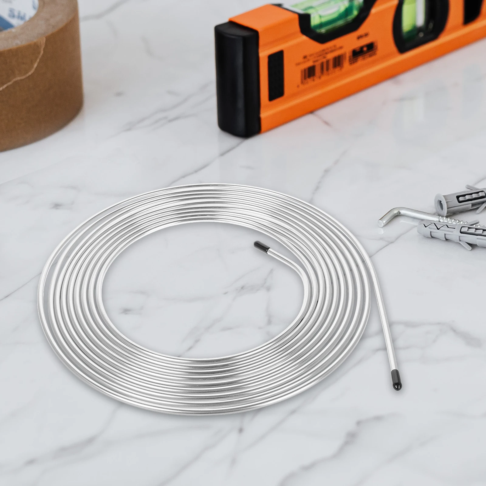 

3 16 Copper Nickel Coated Alloy Tube Auto Tubing Coil Flexible Replacement Vehicle Fuel Line Brake Tubing Coil Car