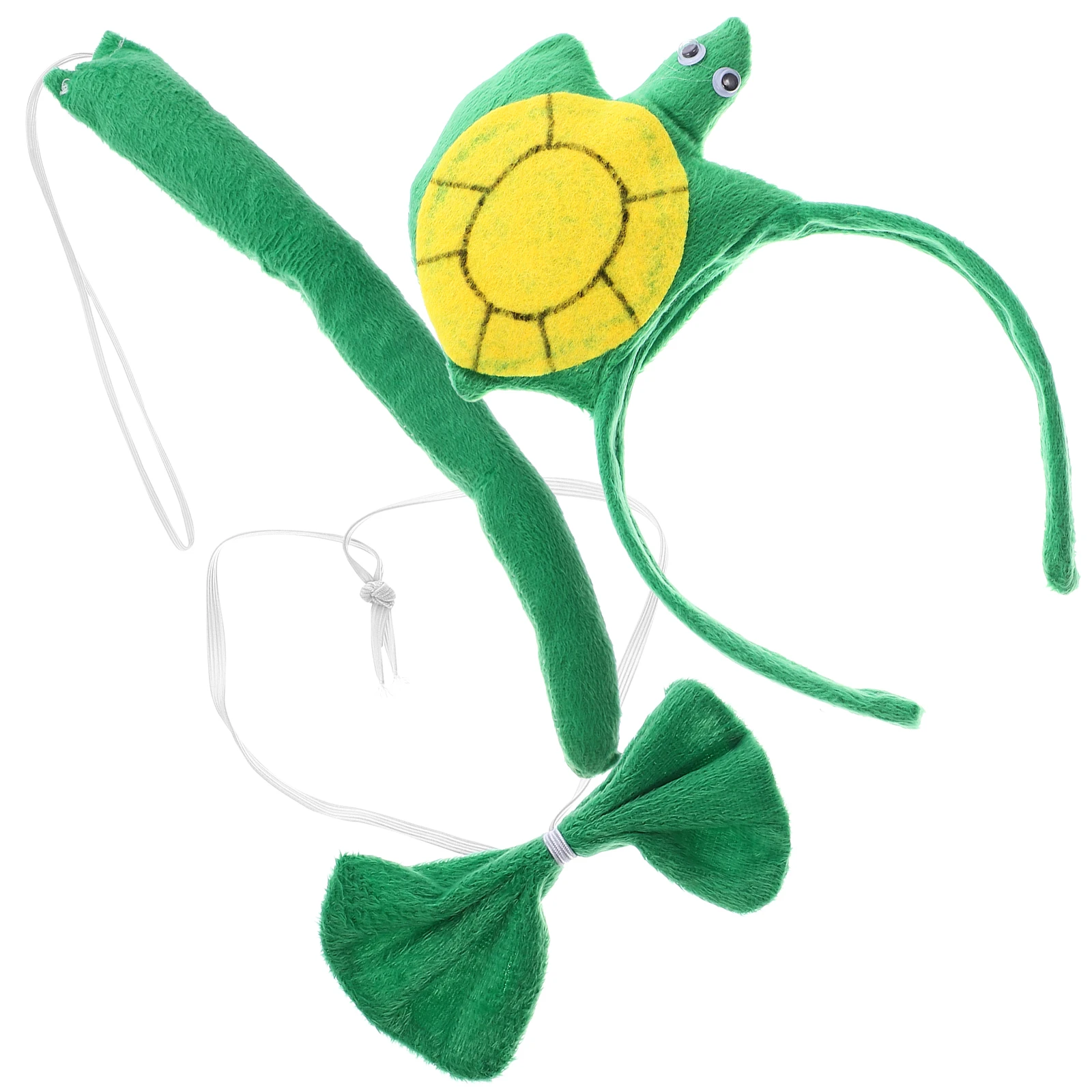 

1 set Tortoise Set Tortoise Animal Tail Animal Headband Tail Bowtie Cosplay Party Accessories Halloween Decorative