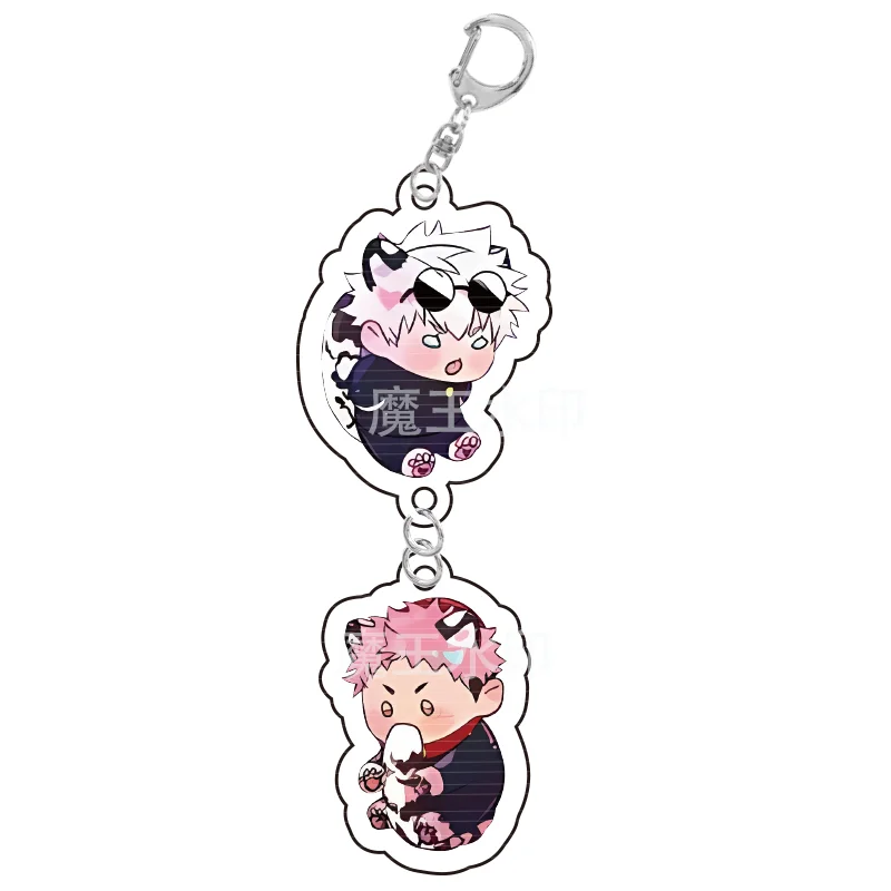 

Anime Jujutsu Kaisen Satoru Gojo Cosplay String of Pendants Acrylic Key Chain Exquisite Delicacy Pendant Ambitus