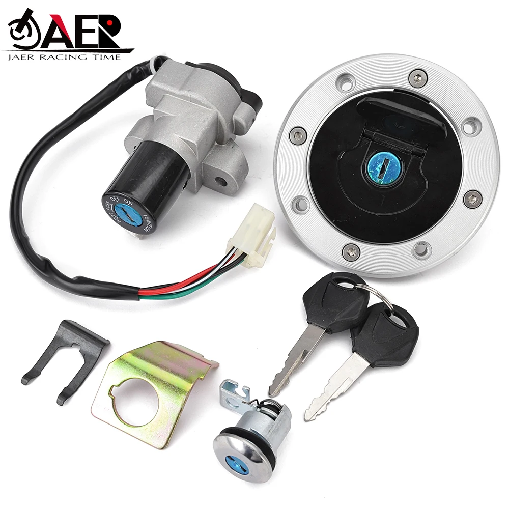 GS 500 Ignition Switch Fuel Gas Tank Cap Lock Keys Set for Suzuki GS500 2001-2012 2011 2010 2009 2008 2007 2006 2005 2004 03 02