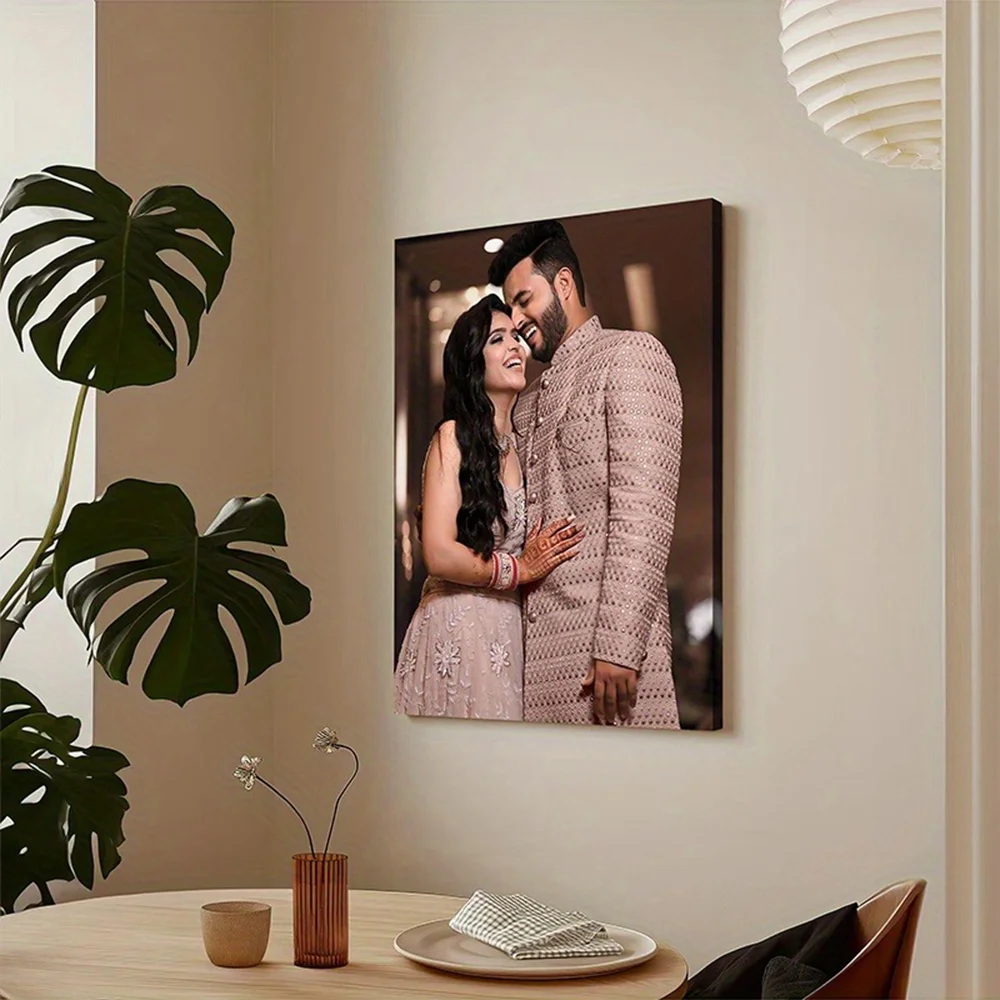 Custom-printed canvas art based on your own photos—featuring designs ranging from animals, portraits, and landscapes to abstract