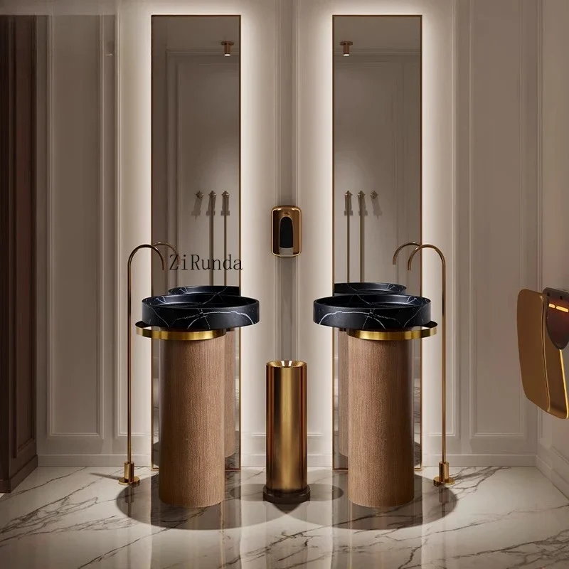 

Умывальник-колонна, черно-белые корни, мраморный узор, умывальник-колонна