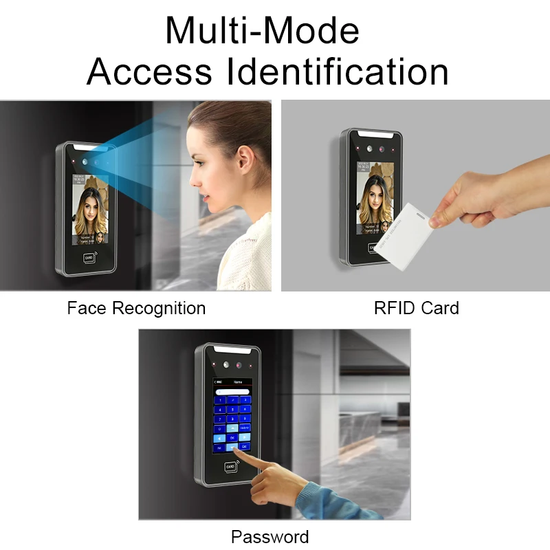 Good RFID Access Control Reader AI Face Recognition Night Vision Reset Door Access Control System for Turnstile